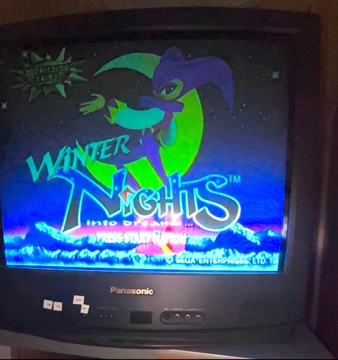 Old Panasonic CT-20G14A CRT TV Retro Gaming Television Vintage HiFi Stereo Tube