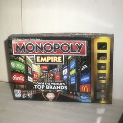 Monopoly Empire Board Game Own The Worlds Top Brands Coca Cola McDonalds Nestle Nerf Brand New Sealed