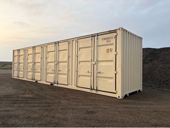 40 FOOT NEW 1-TRIP HC MULTI DOOR CONTAINER STD SHED,STORAGE,SHIPPING,CONEX,PORTABLE STORAGE