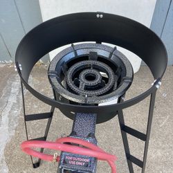 Mechón Grande Con Su Base Grande Y Su Manguera