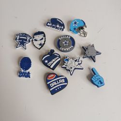 The Dallas Cowboys Charms for Your Crocs are a set of 11 charms designed for sports fans of the National Football League. Specifically featuring the c