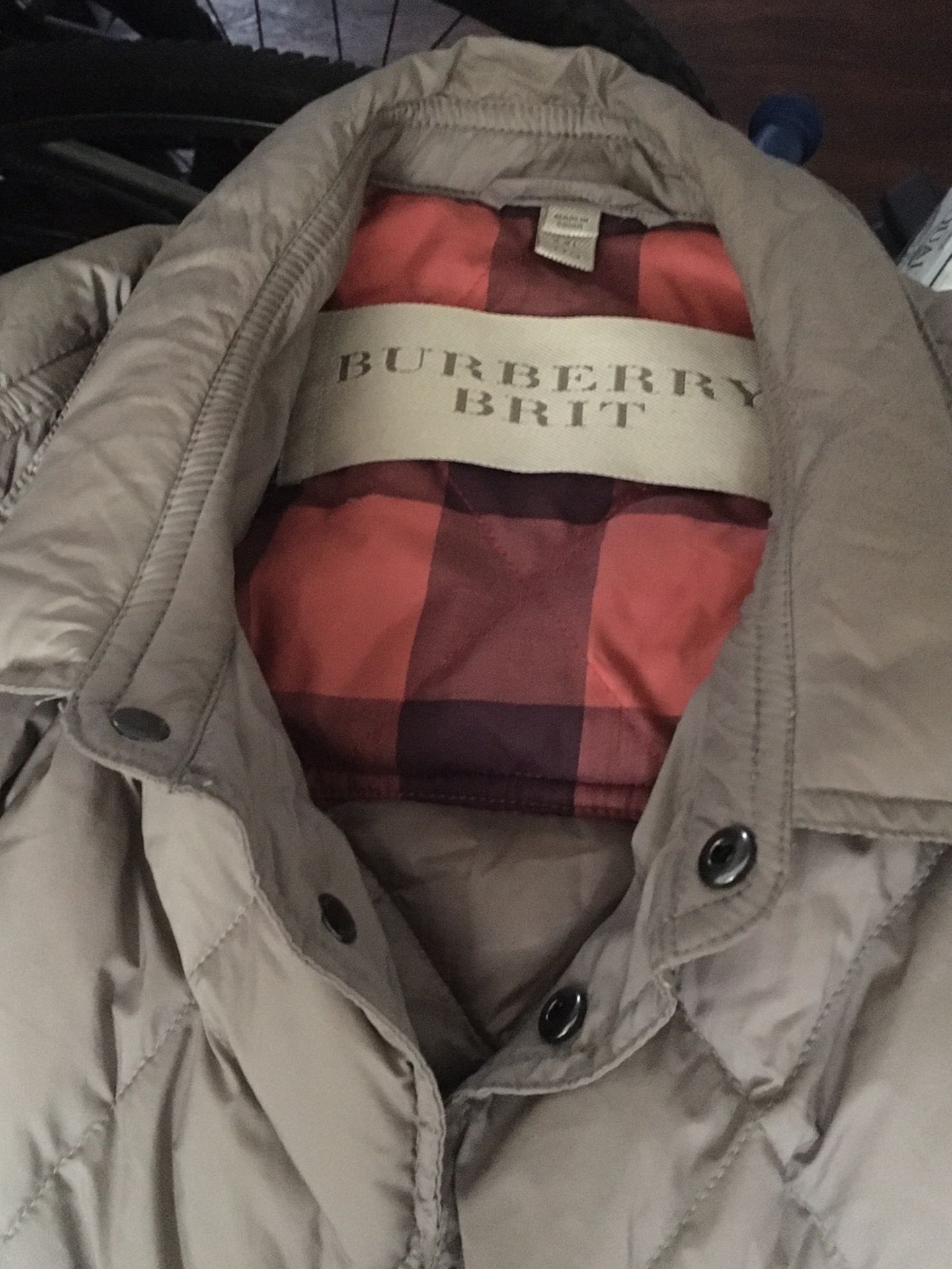Authentic Burberry Jacket Size XxL Men’s Cut Small Like A XL