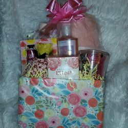Pink Passion Gift Basket for HER Pink THEMED GIFT  Thumbnail