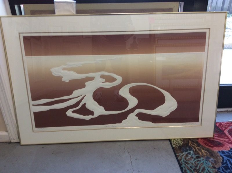 Judith HENDLER "White River" signed and numbered serigraph