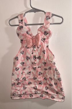 Girls Size 6 Minnie Mouse Jean Dress