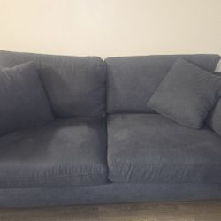 Beautiful Macy’s Denim Sofa- Available Until 3/18