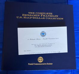 Lot 37 BENJAMIN BEN FRANKLIN HALF DOLLAR 90% SILVER COIN - Good - Very Good Cond