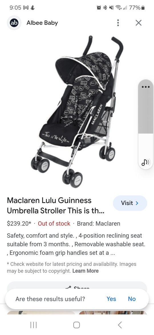 McLaren Strollers