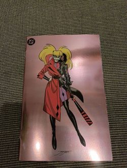 *RIGHT CORNER BENT* Harley Quinn #60 Jorge Jimenez Corne Spot Foil Variant 2026)