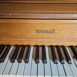 vintage Kimball console piano