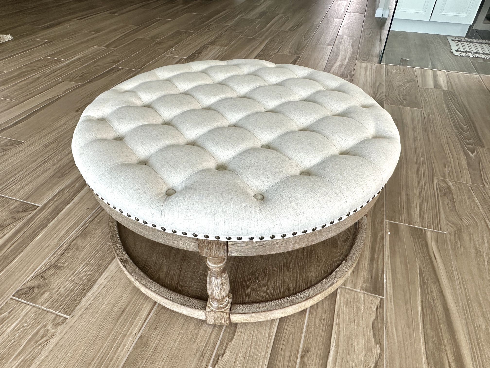 Rustic Ottoman Coffee Table