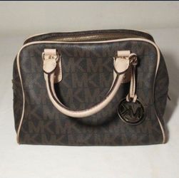 Michael Kors MK Signature Satchel Handbag