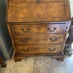 English Banded yerwood Slant front bureau