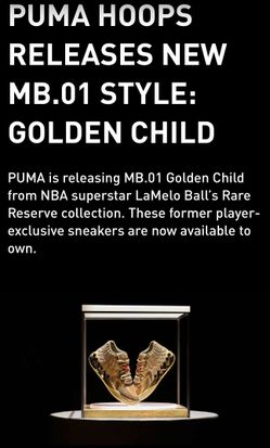 Puma golden child laMelo shoes
