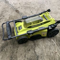Ryobi Cordless Battery Push Lawn Mower As Is RY401011VNM