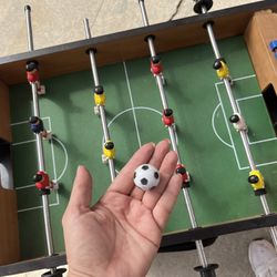 Toy Time Mini Tabletop 6-on-6 Foosball Table Soccer Game with Score Counters One Ball