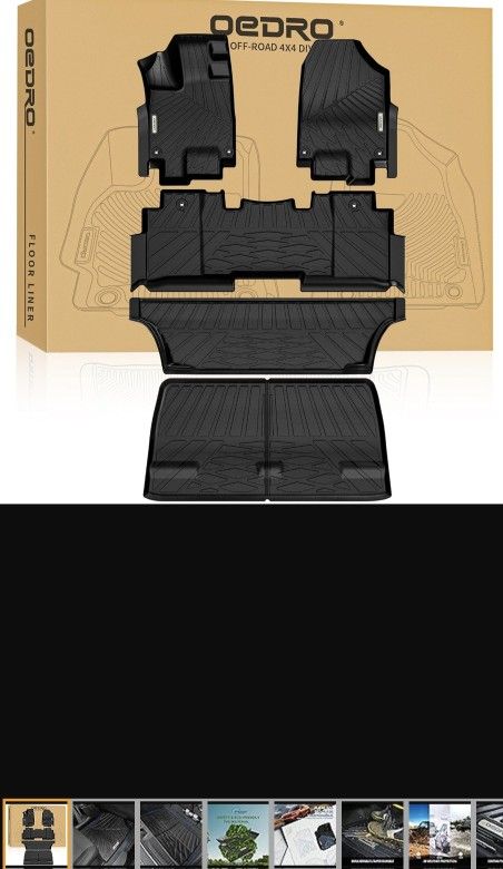 OEDRO Upgraded Floor Mats Fit for 2018-2024 2025 Honda Odyssey,