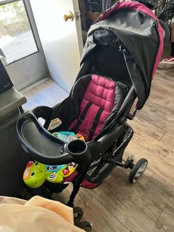 Baby Stroller with Canopy and Tray