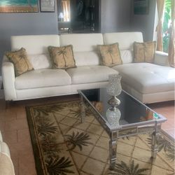 White Sofá Sectional 