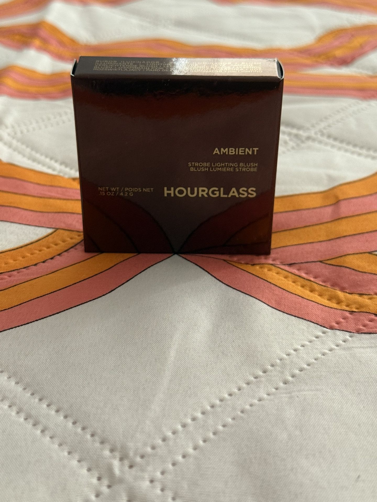 NEW IN BOX AND SEALED- HOURGLASS- Ambiente- Strobe Lighting Blush- 1.5 oz (Retail $48)- Full Size