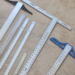 Lot of Rulers: EXACT, Fairgate, Bates, Hyde Group - Various