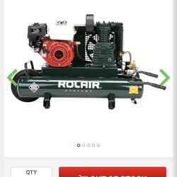 ROLAIR Systems 9-gallon air compressor, if available, everything works fine.