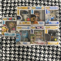 Disney And Fortnite Funko Pops (read Description)
