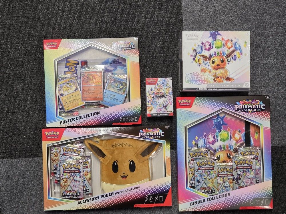Pokemon Prismatic Evolutions Sealed Products