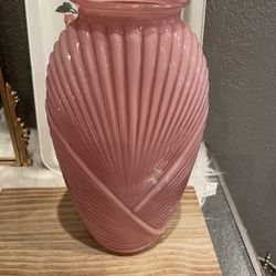 Vintage Opaline Glass Vase 