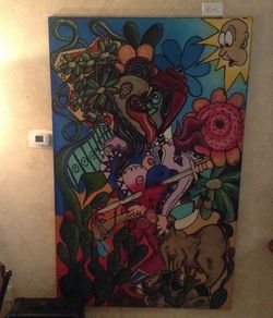 Painting by Mexican artist Daniel Paul Herrera