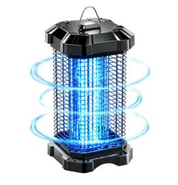 Bug Zapper Outdoor, 4200V Electric Mosquito Zapper Indoor, Insect Fly Zapper Waterproof with 5ft Power Cord, Mosquito Killer for Home, Patio, Kitchen,