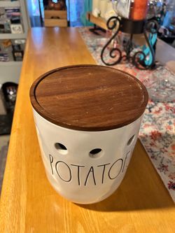 Rae Dunn Potato Canister