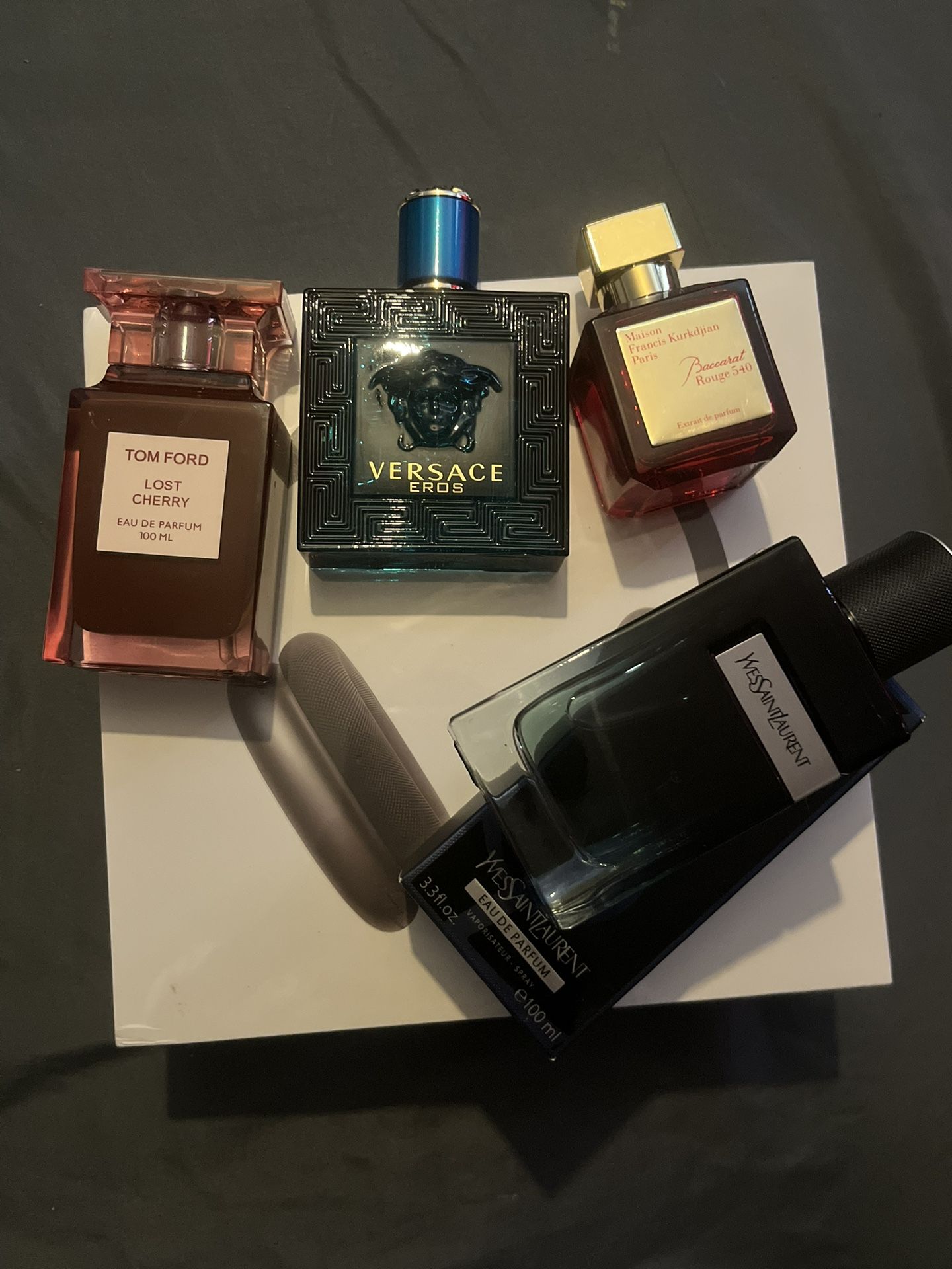YSL,TOM FORD,BACCARAT,VERSACE Cologne