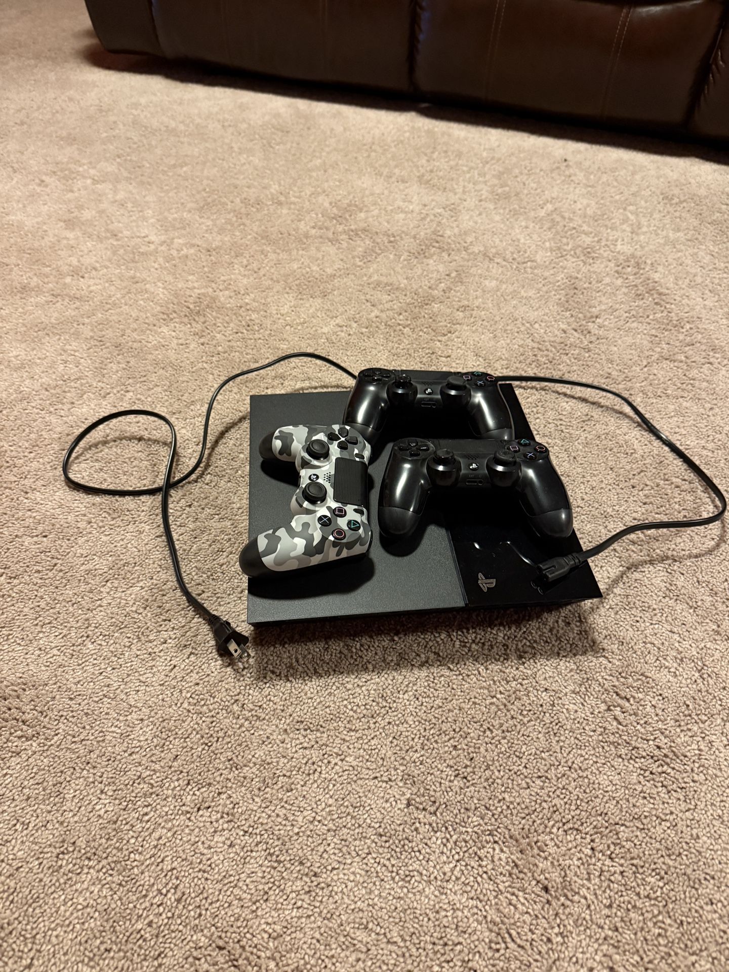 PlayStation 4 With 3 Controllers