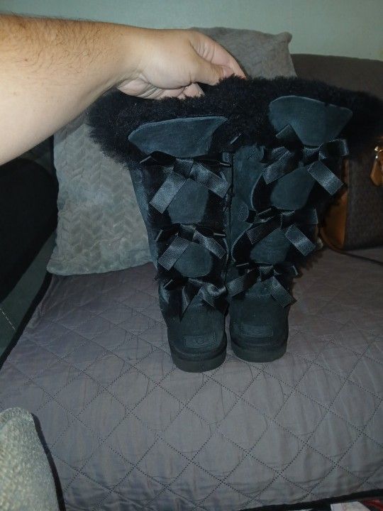 Tall Black Uggs