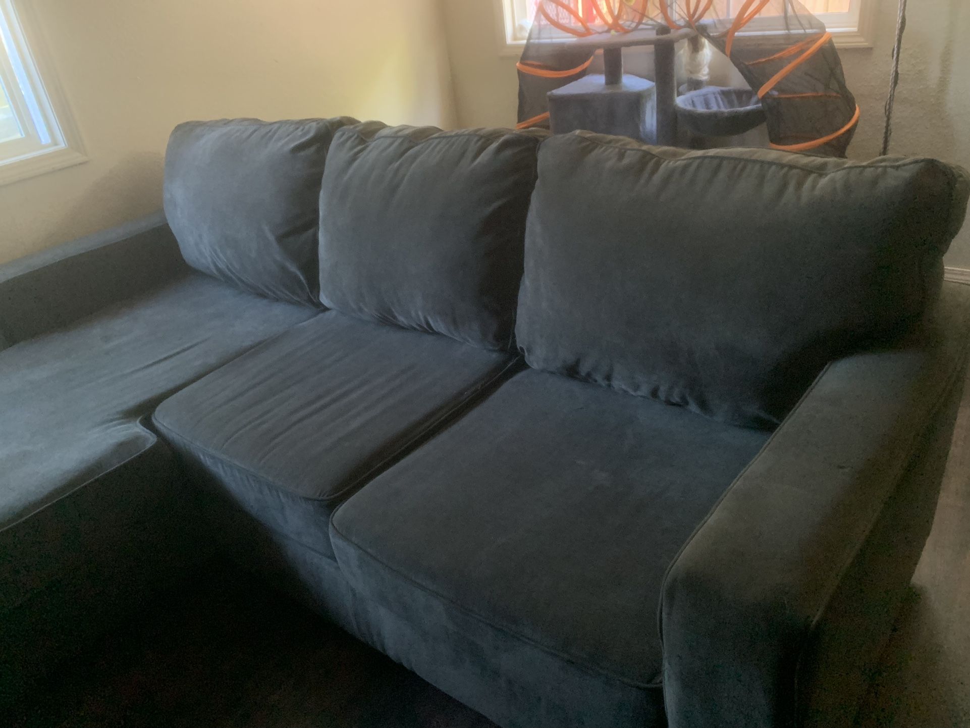 Green IKEA Loveseat