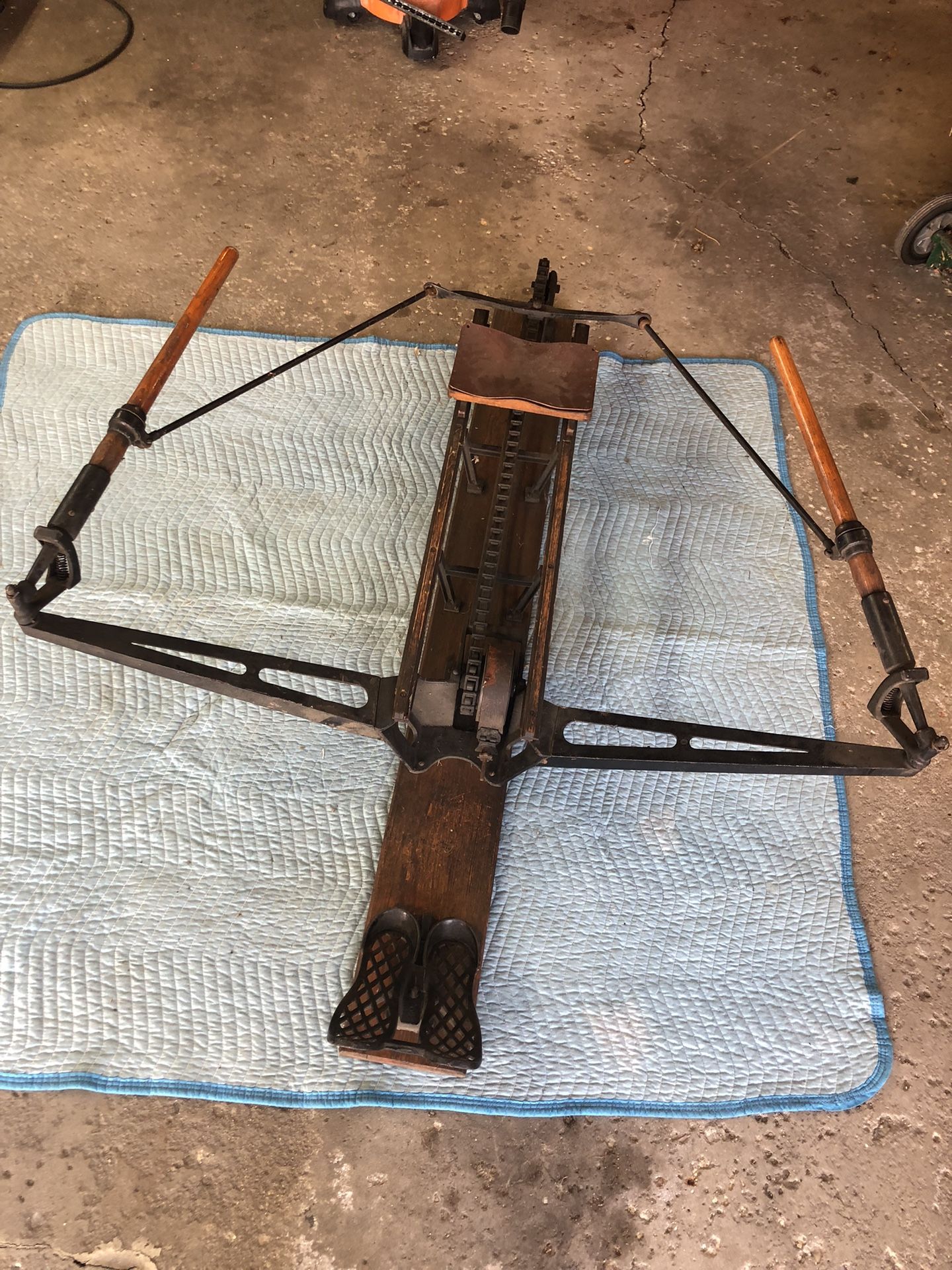 Antique Rowing Machine 