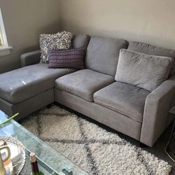 Light Gray Modern Sectional Sofa