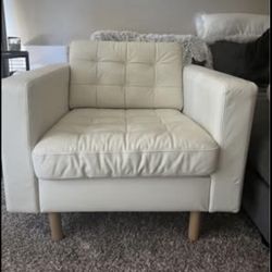 White IKEA Sofa Chair