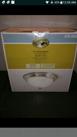 HamptonBay 11in Flush Mount