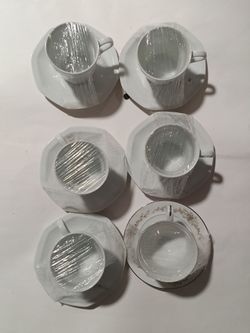6 set Coffee cup and saucer