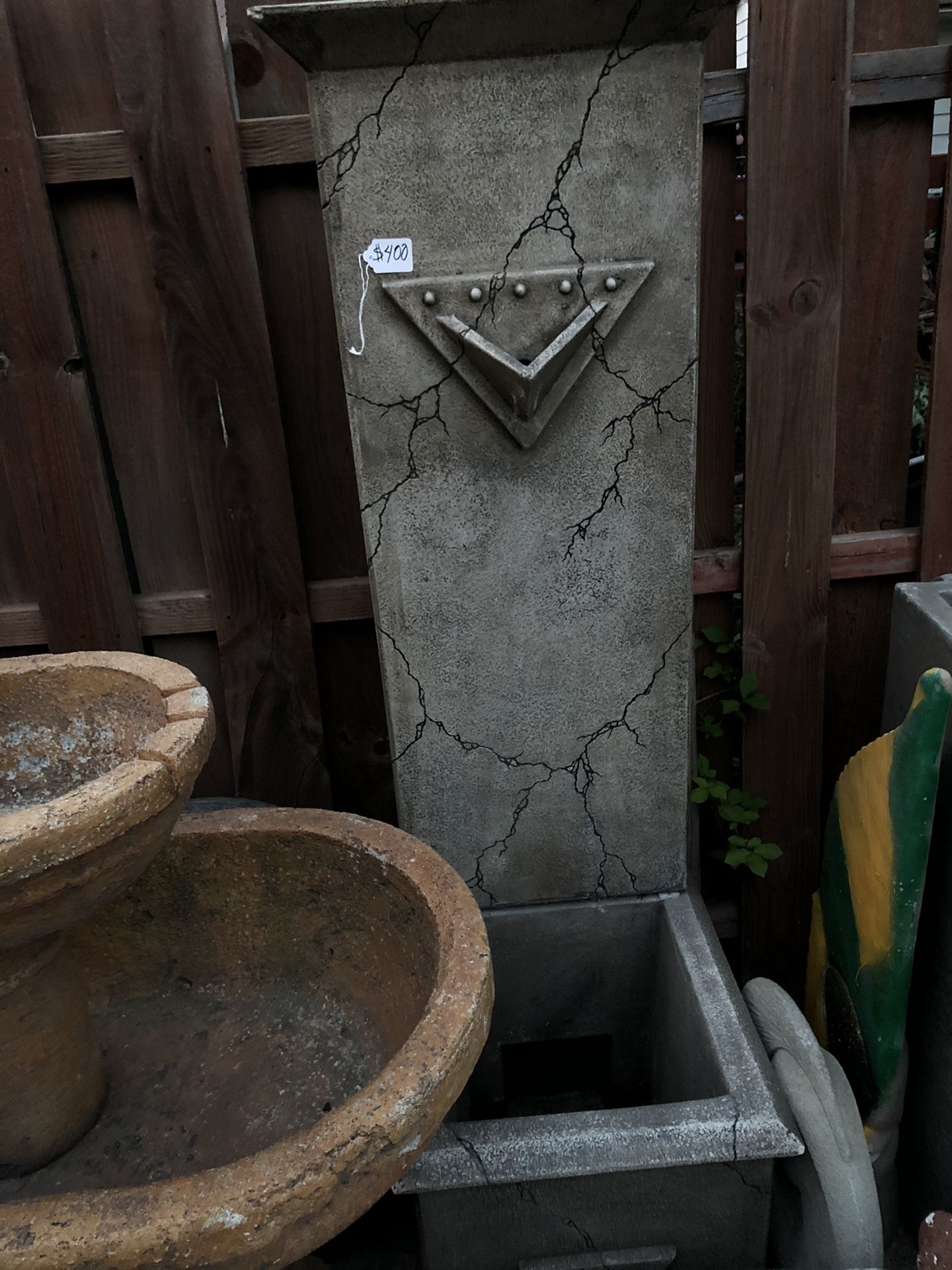 Concrete Water Fountain