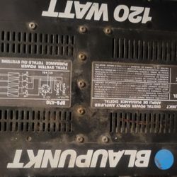 BLAUPUNKT 120 WATT CAR AMPLIFIER 