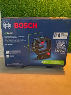 Bosch 3.7V Self Leveling And Alignment Laser GCL165-42GL Visimax  - NEW