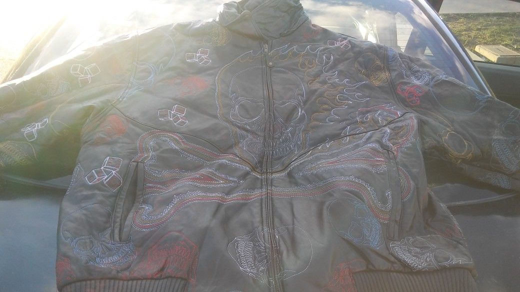 MEN'S DESERT WELL LEATHER JACKET SIZE '3XL
