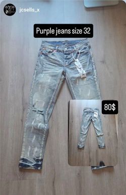Purple jeans size 32