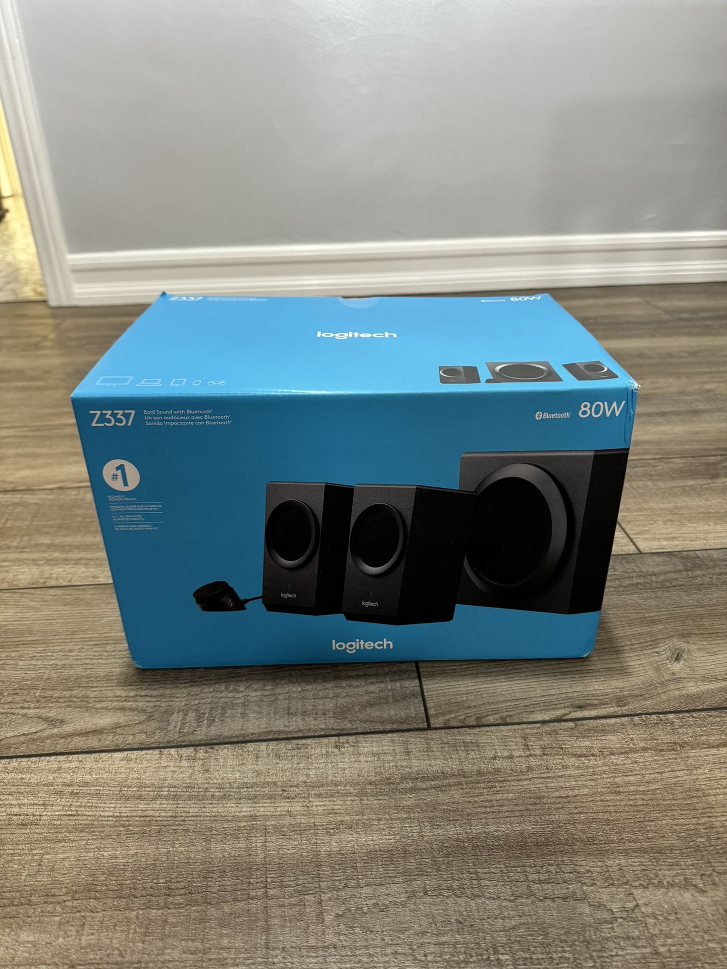 “NEW” Logitech Z337 Bold Sound Bluetooth Wireless 2.1 Speaker System Bundle