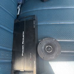 Power Acoustic Amp With Tweeters 