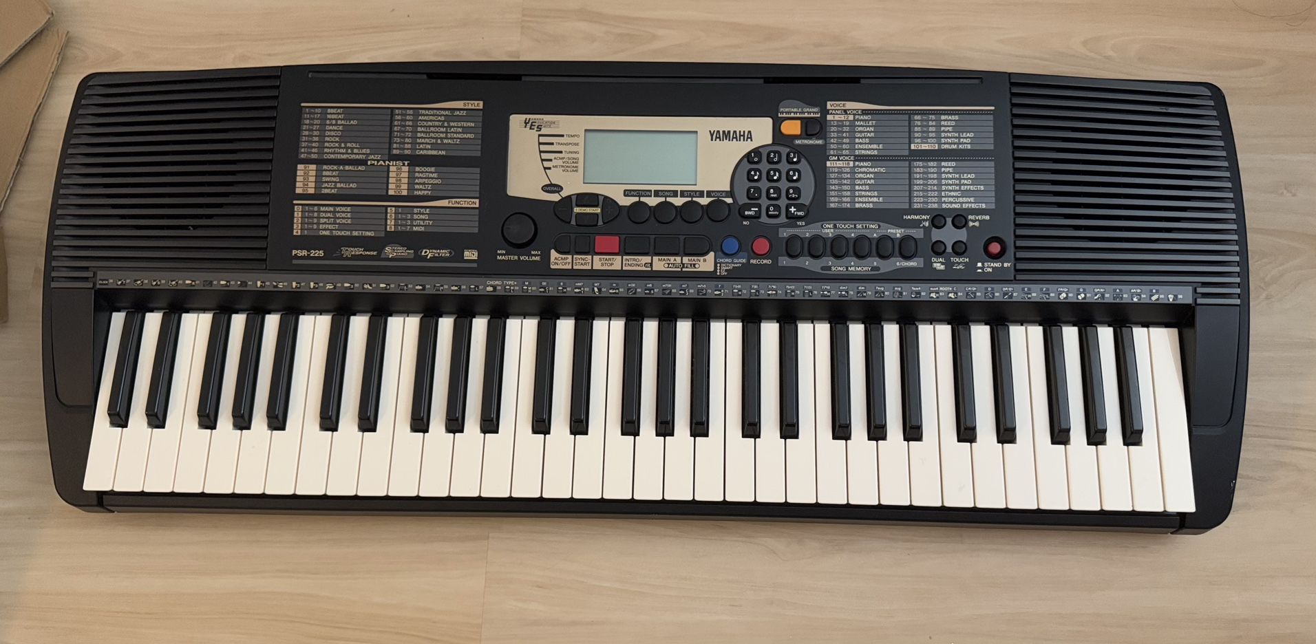 Yamaha PSR 225 Keyboard