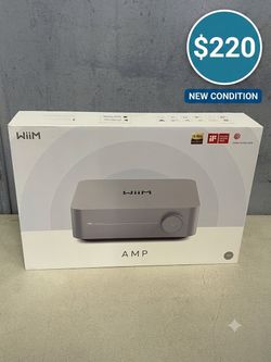 NEW WiiM Amp Multiroom Streaming Amplifier Space Gray - New, Never Opened